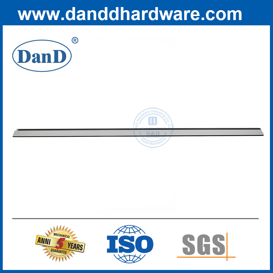 Black Drop Down Acoustic Seal Automatic Blocker Adjustable Bottom Rubber Door Sweep