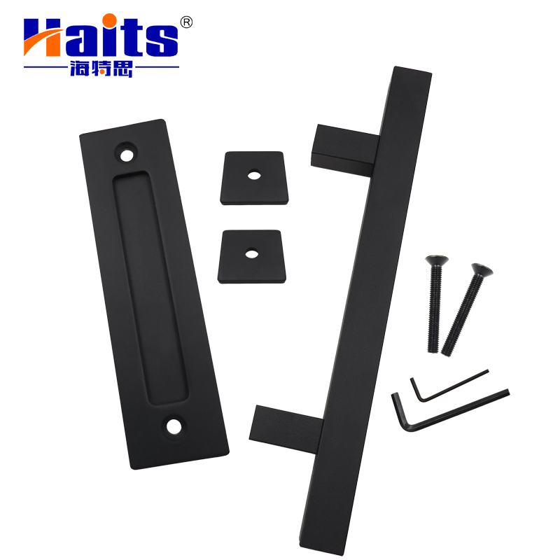 Sliding Barn Door Pull Flush Handle Hardware Set Gold Barn Door Handle Stainless Steel Sliding Barn Door Pipe Handle Pull