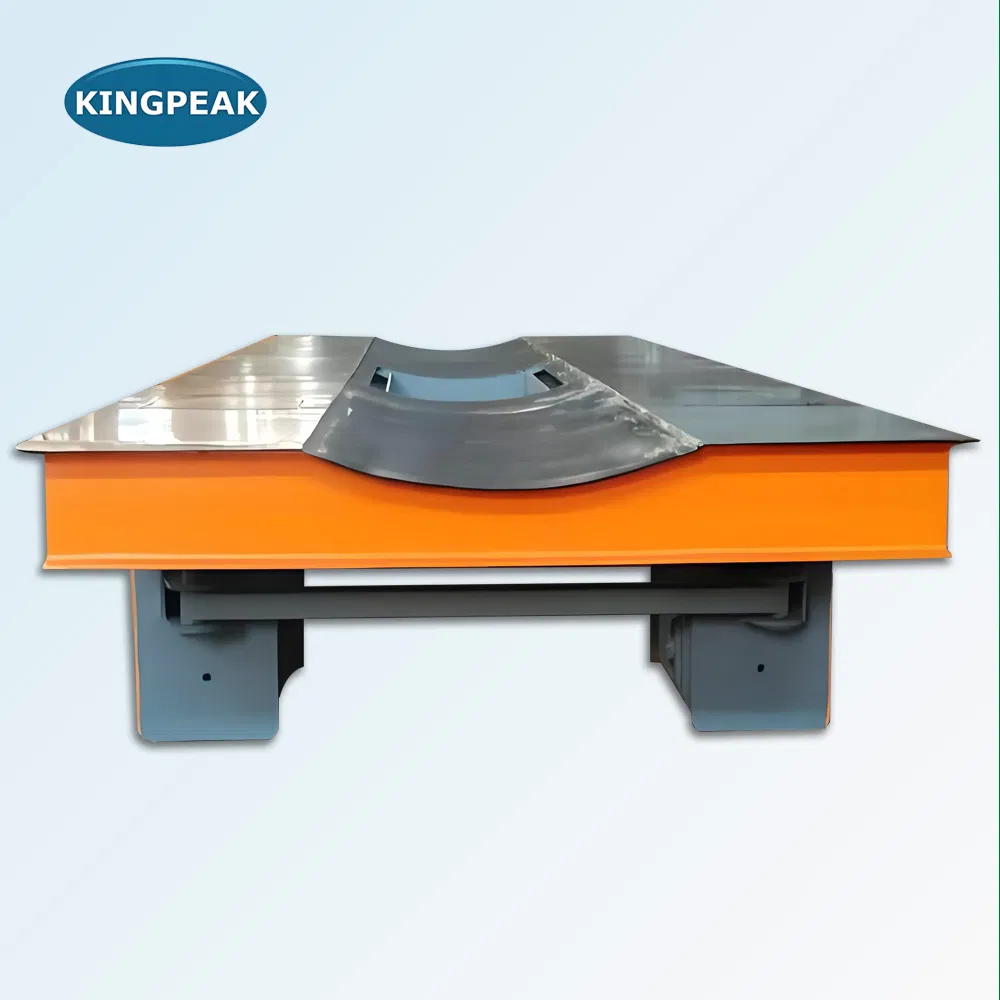 Efficient Steel Coil Transfer Cart with V-Shaped Battery Power