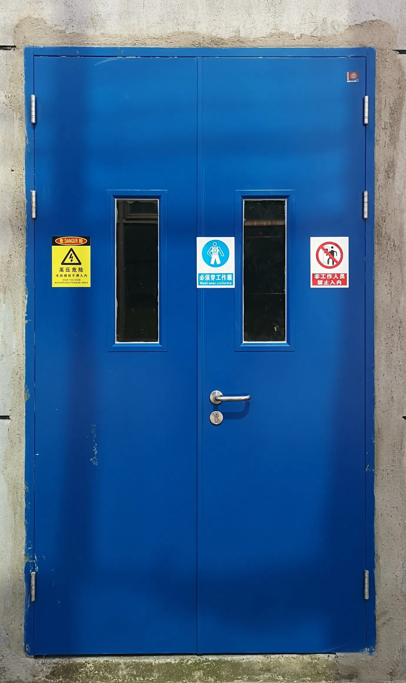 Industrial Fire Rated Fireproof Heat Resistance Emergency Entry Thermal Insulated Security Exit Door Manufacturer