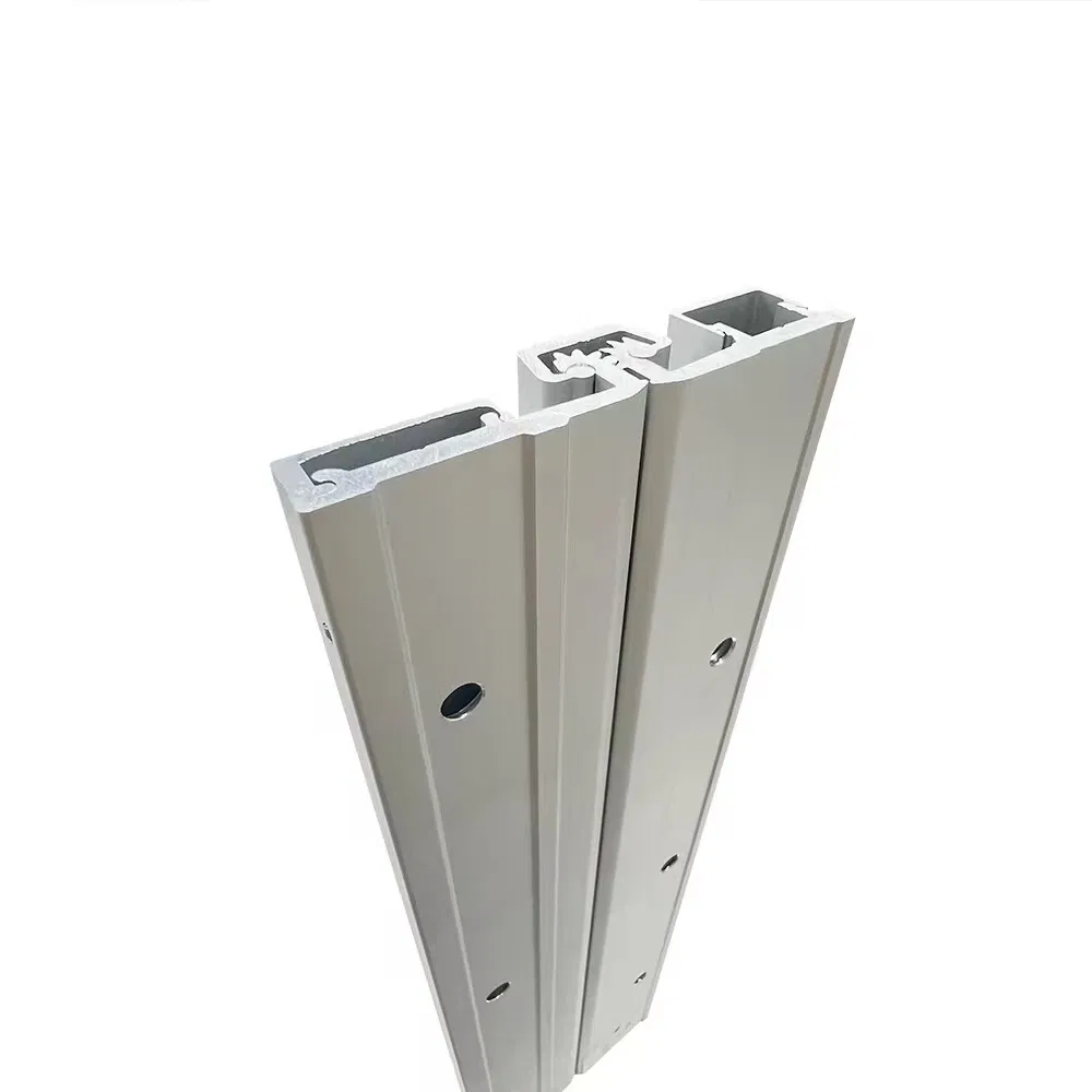 Heavy Duty Industrial Design Full Surface Louvered Pergola Aluminum 83 Inches Continuous Hinge Geared for Swing Door