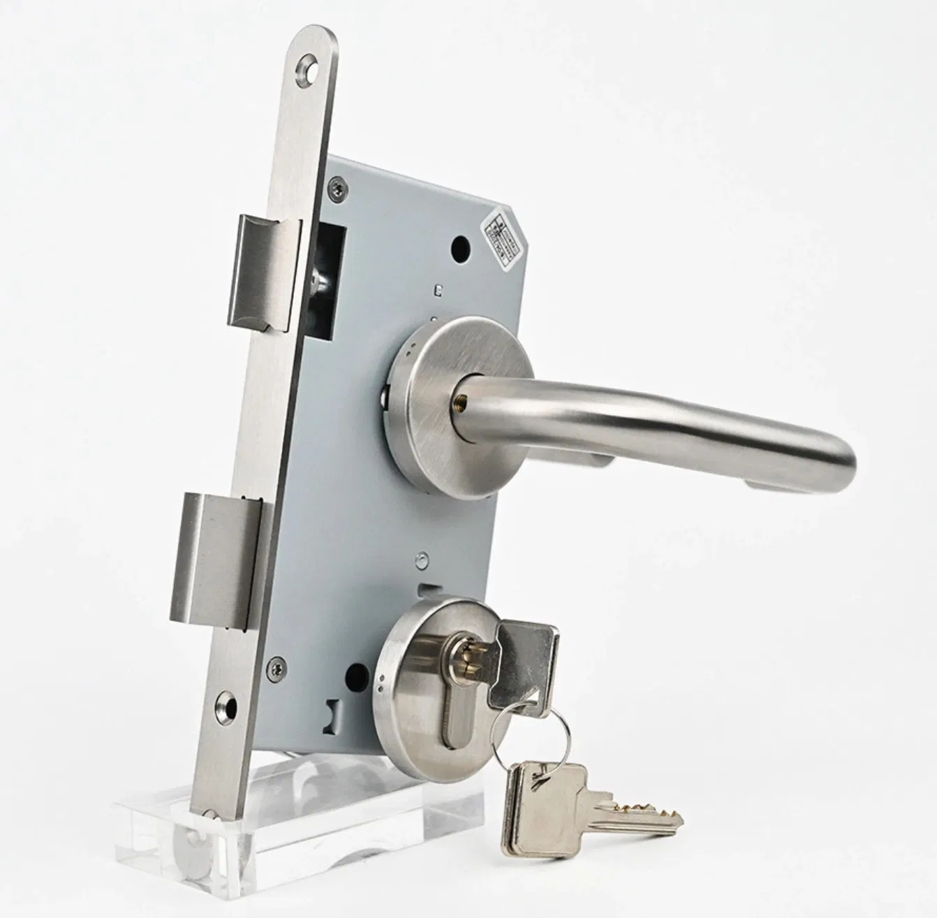Lever Hardware Pull Lock Ss Door Handle Stainless Steel Door Lock Set