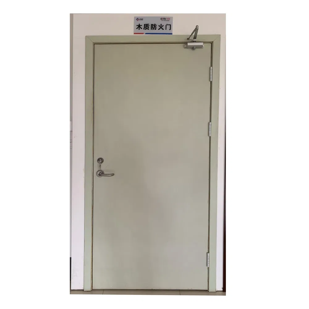 Deformation-Resistance Customized Fire Rated Solid Wood Flush Door for Hotel Guest Rooms