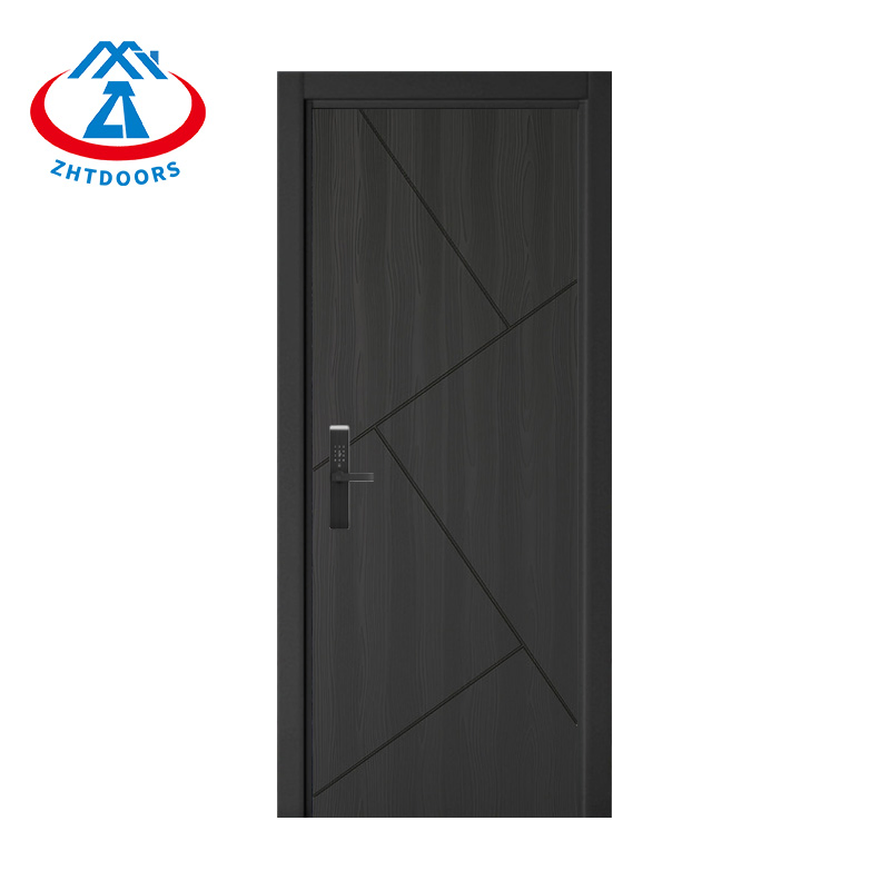 BS Certificated Zhtdoors Direct Manufacturer High Durability Excellent Quality Wood Fire Rated Door Fire Rated Wooden Laminate Door