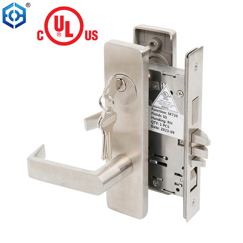 ANSI Grade Cylinder Heavy Duty Door Key Mortise Security Lock