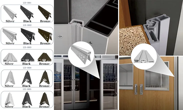 Aluminium Geared Hinge