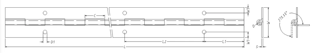 Hinge Specification Banner