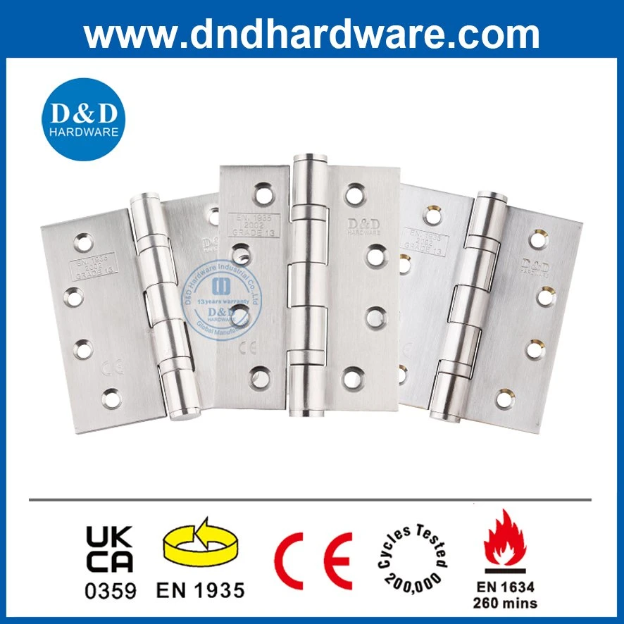 ANSI Heavy Duty UL Stainless Steel CE Mortise Flat Self Closing Black Hardware Gold Metal Shower Security Ball Bearing Conceal Iron Guangdong Wooden Door Hinge