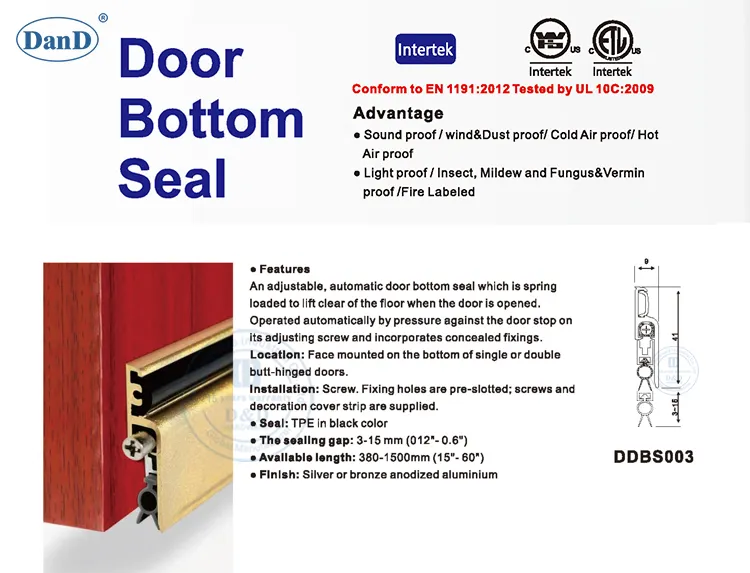 Door Bottom Seal Detail 1