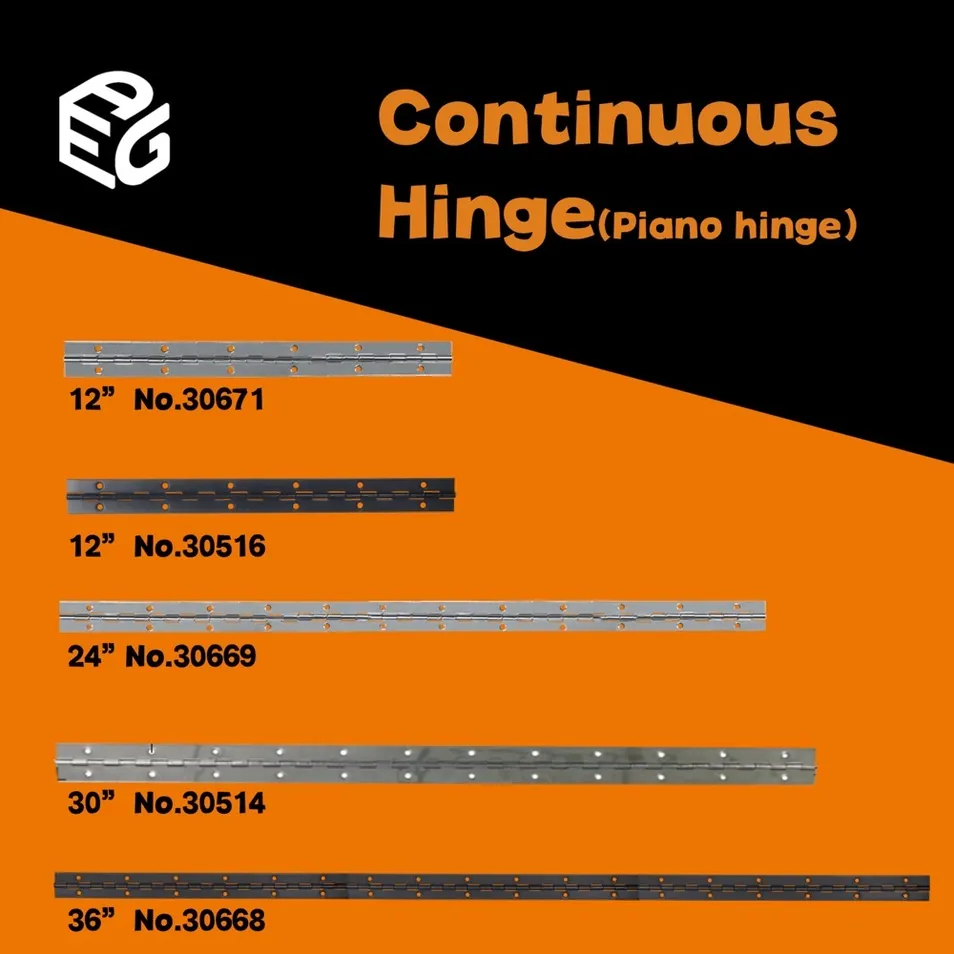 Heavy-Duty 30-Inch Continuous Hinge