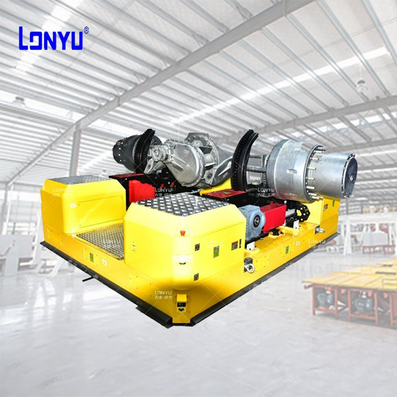 Workshop Transfer Equipment Battery Power Motorized Rail Transfer Car
