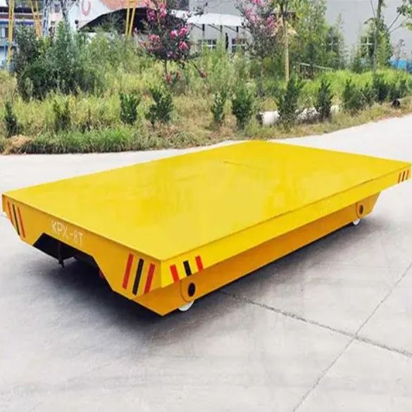 Large Capacity Battery Electric Rail Transfer Carts 1ton 2ton 3ton 5ton Handling Equipment