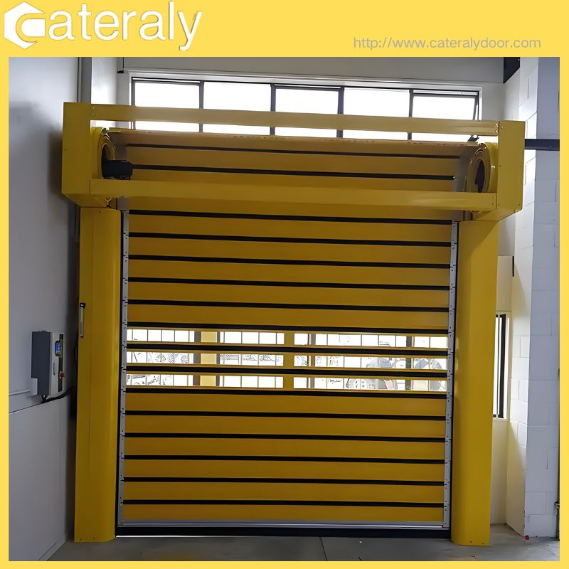 Insulated Rapid Closing Door with Thermal Shutter for Warehouses Rolling Shutter