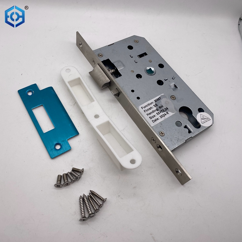 Fire Rated 3 Lever Mortice Door Lock 5572mm Sash Nickel