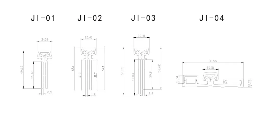 Continuous Geared Aluminum Hinge