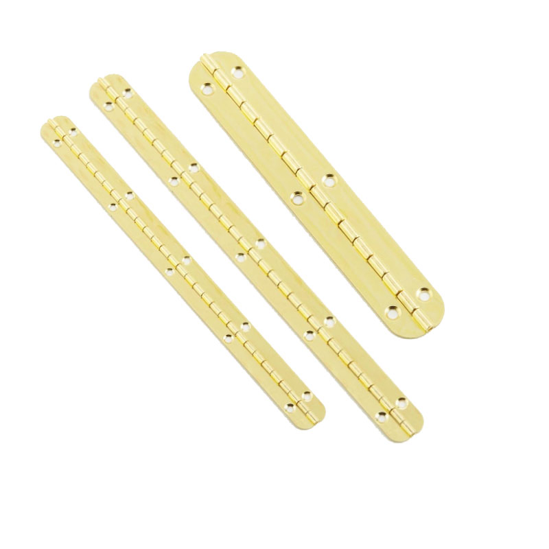 Huiding Custom Small Solid Antique Heavy Duty Long Brass Continuous Piano Hinge