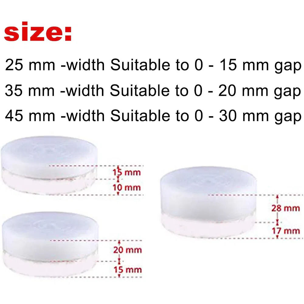 Weatherproof Soundproof Door Draft Stopper Tape Self Adhesive Silicone Seal Strip Weather Stripping