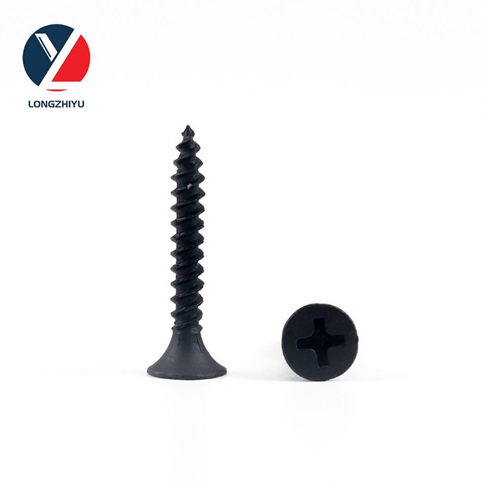 China Screw Fastener Bugle Phillips Head Drywall Screws Fine Thread Black Drywall Screw Factory