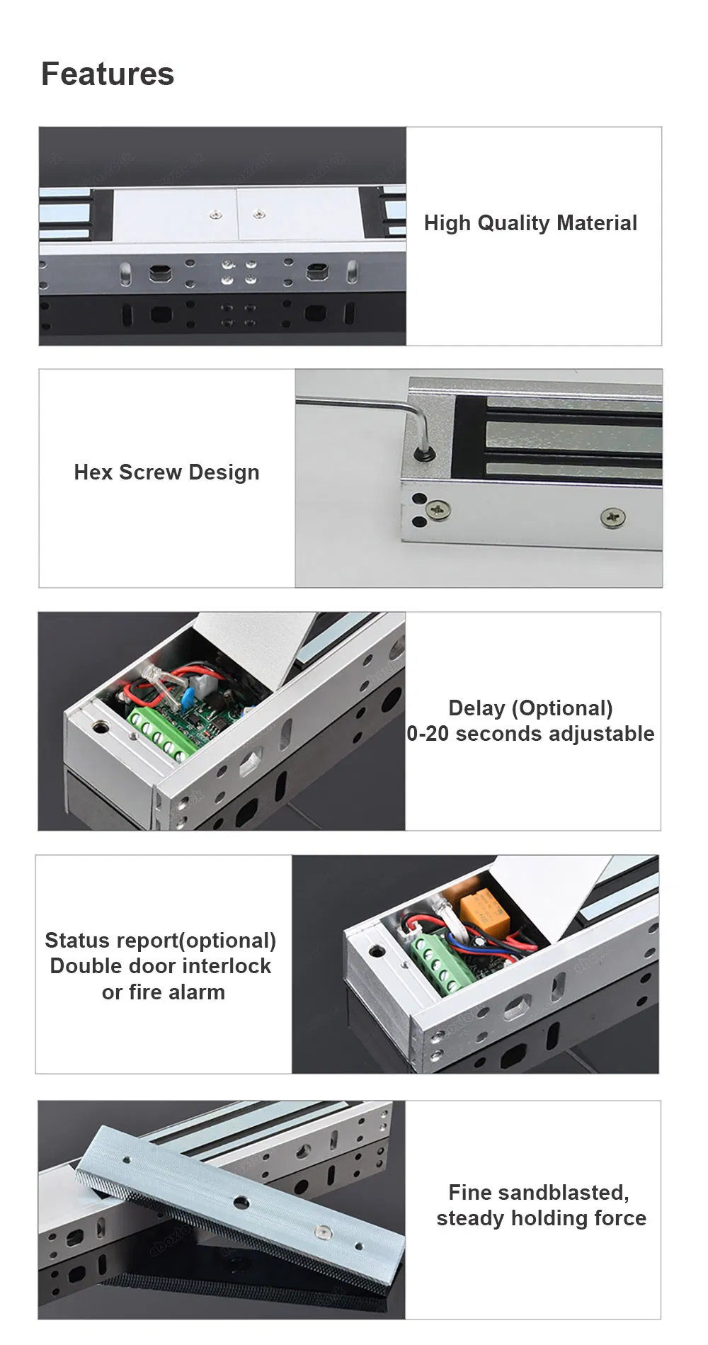 Lock Dimensions and Wiring
