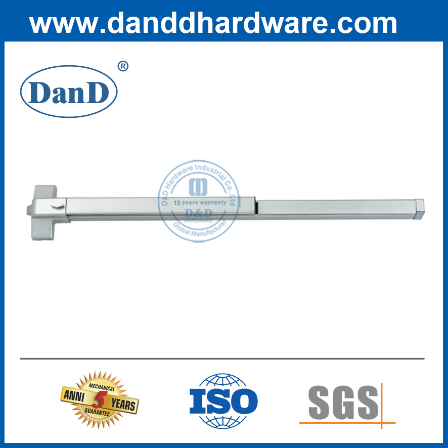 Modern Silver Stainless Steel Commercial Emergency Door Panic Bar Push Exit Device