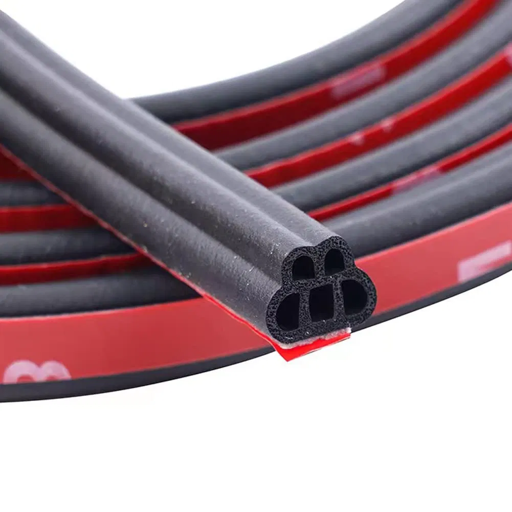 Universal D P Z Shapes Self Adhesive Car Door Rubber Seal Strip Car Weather Stripping
