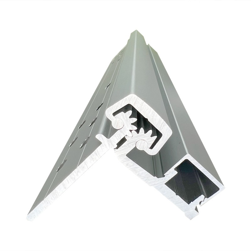Strong Aluminum Profile Continuous Hinge Aluminium Geared Hinge for Home Doors