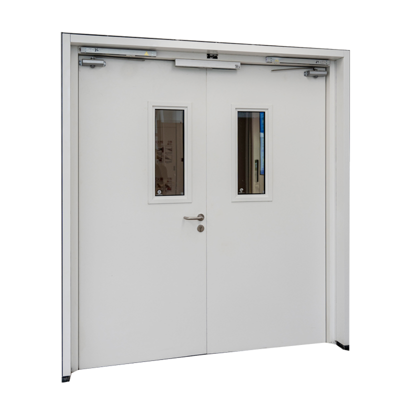 Customized CE Apartment Galvanized Steel Fireproof Soundproof Security Door Fire Rated Door