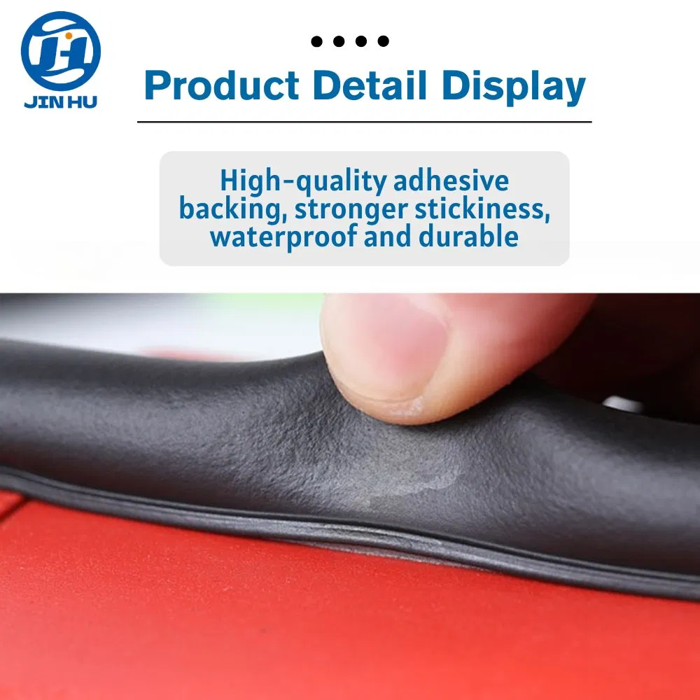 20FT Weather Stripping Door Seal Self Adhesive Door Weather Stripping Weather Strip Silicone D Shaped Seal Strip for Door Frame/Window Seal (20FT Black 3/8" W