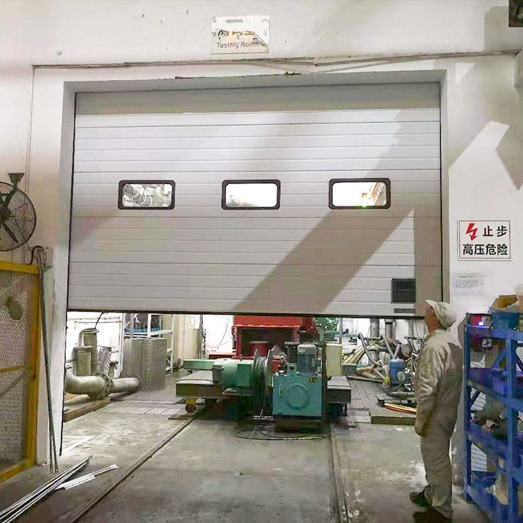 Industrial Warehouse Overhead Thermal Insulated Vertical Lifting Metal Loading Dock Sectional Steel Door