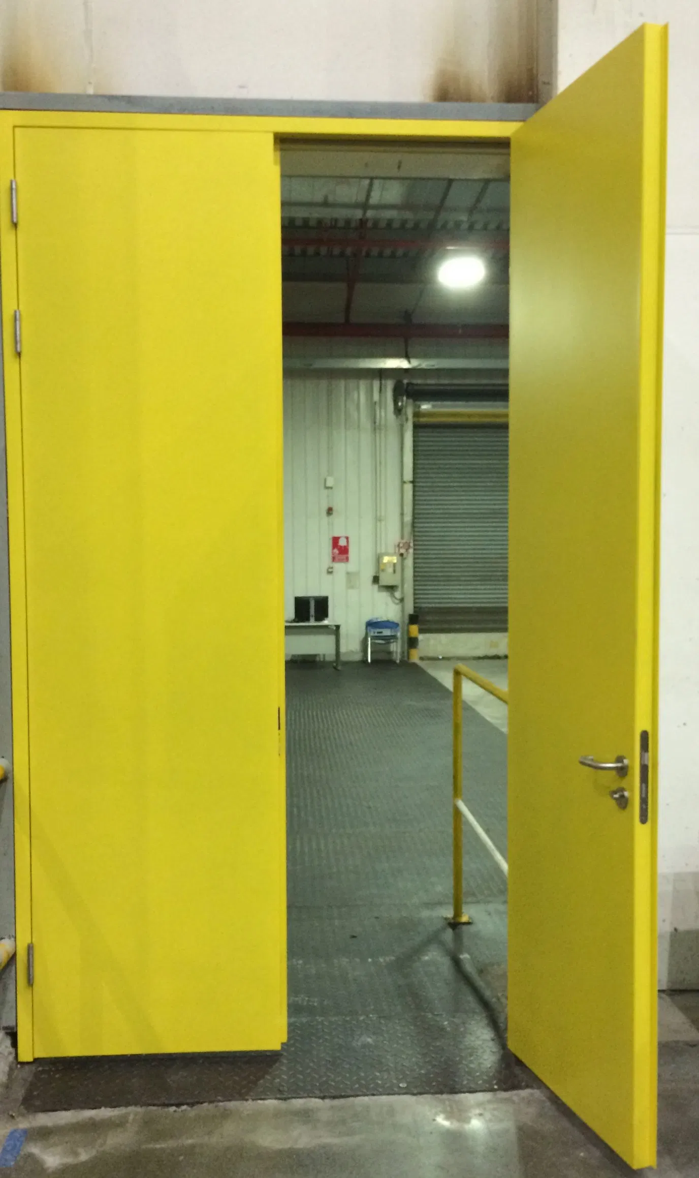 Industrial Fire Rated Fireproof Heat Resistance Emergency Entry Thermal Insulated Security Exit Door Manufacturer