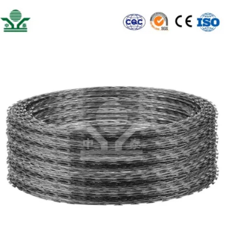 Good Galvanized Cbt-65 Razor Barbed Wire Concertina Wire for Fencing