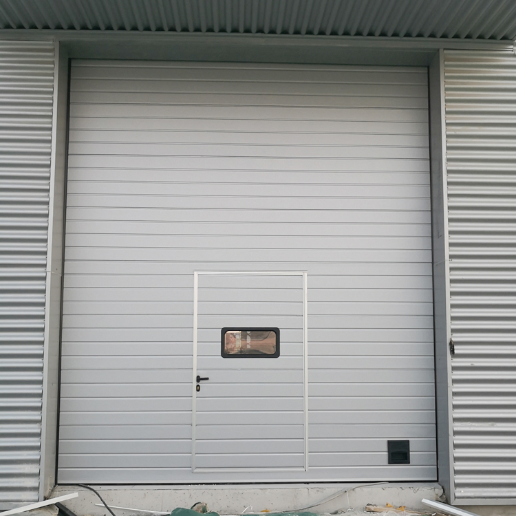 Industrial Warehouse Overhead Thermal Insulated Vertical Lifting Metal Loading Dock Sectional Steel Door