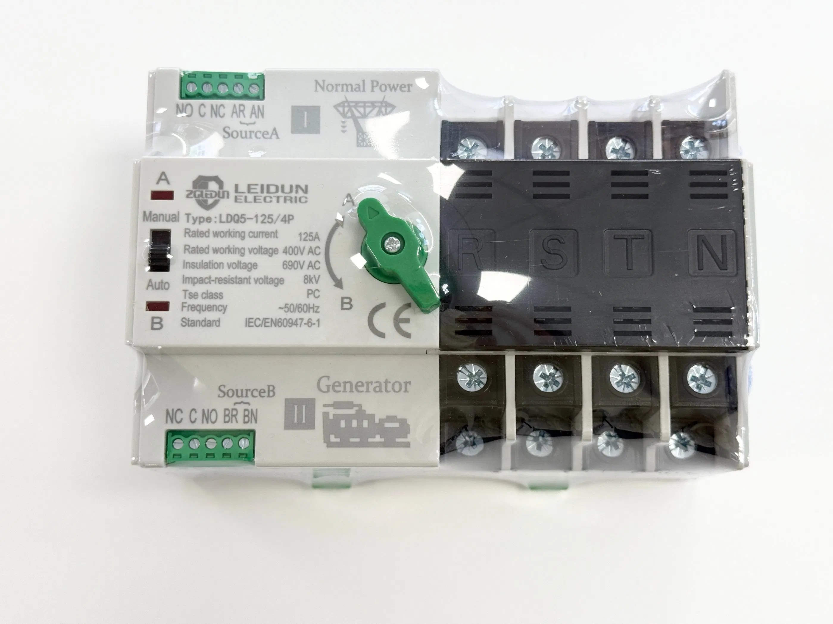 Advanced Dual Power Automatic Transfer Switch 125A/4p 400V/690V