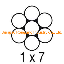 304 1*7 6.0mm Stainless Steel Wire Cable for Hanger and Communication