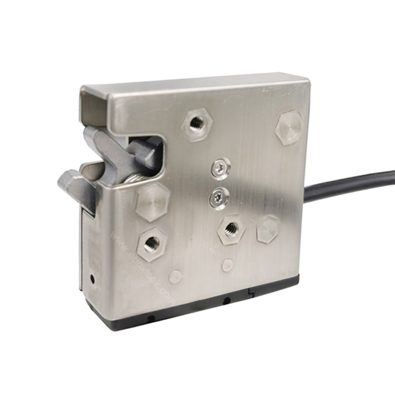 Weatherproof IP67 Electronic Rotary Latch Lock for Outdoor Cabinets and Medical Refrigerator