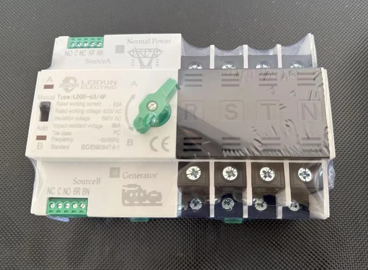 Advanced Dual Power Automatic Transfer Switch 125A/4p 400V/690V