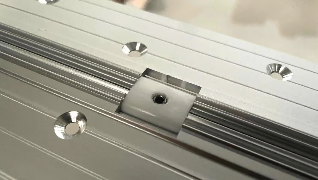 Geared Aluminum Hinge Profile