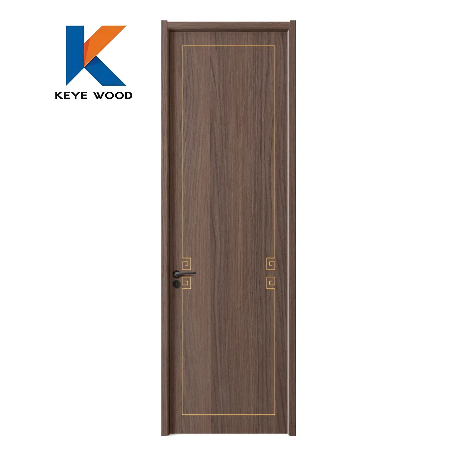 Fire Rated Walnut Wooden/Flush/Front Entrance Main/Melamine Interior Wood Door