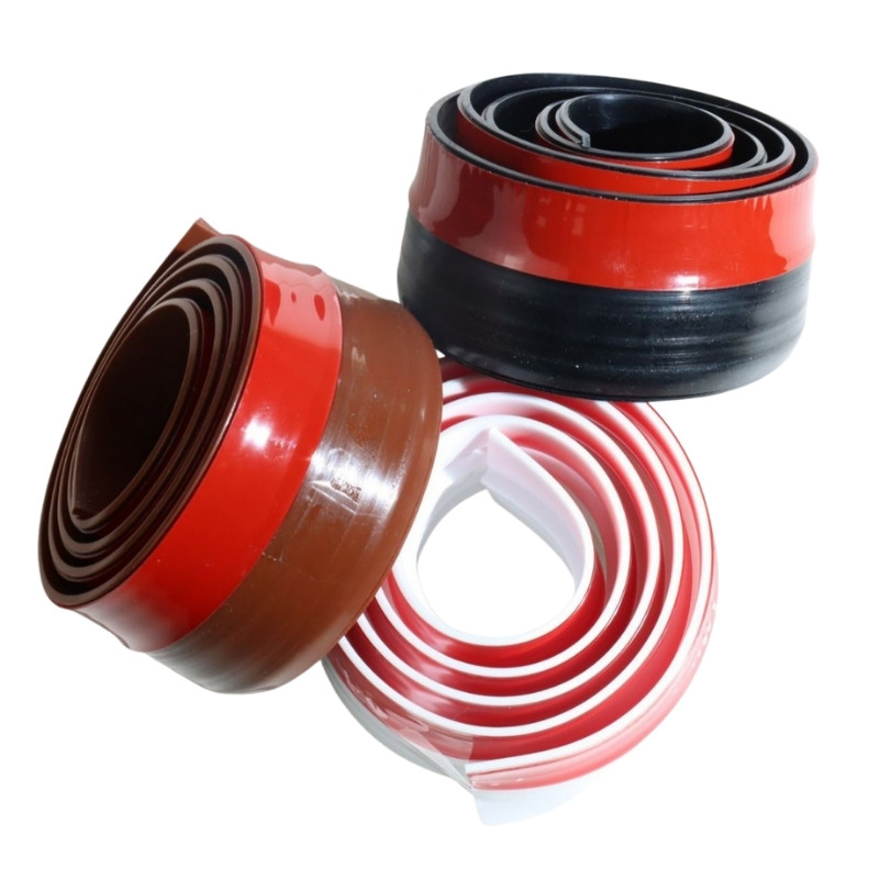 Noise &amp; Pest Isolation Self Adhesive Door Sweep Waterproof Flexible Door Bottom Seal Strip Weather Stripping for Exterior Doors