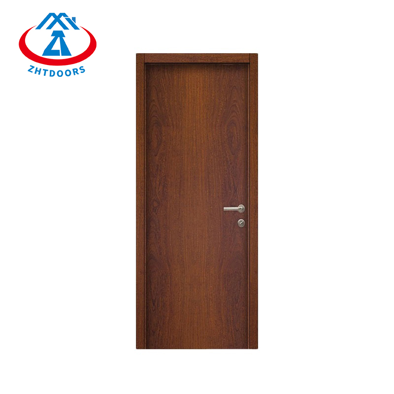 BS Certificated Zhtdoors Direct Manufacturer High Durability Excellent Quality Wood Fire Rated Door Fire Rated Wooden Laminate Door