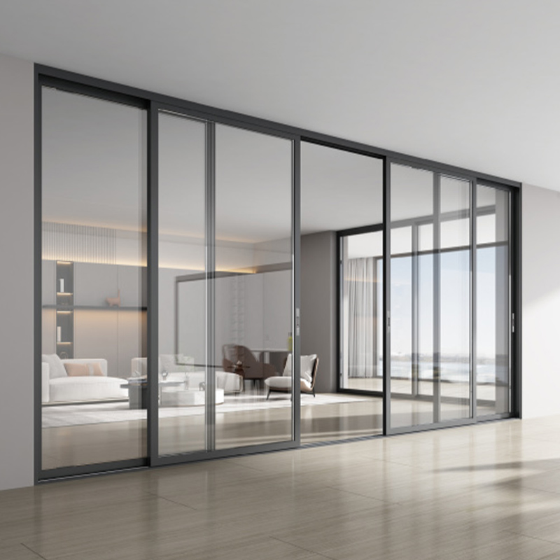 Dubai Hotel Project Aluminum Sliding Door Glass Sliding Door Fire Rated Manufacturer