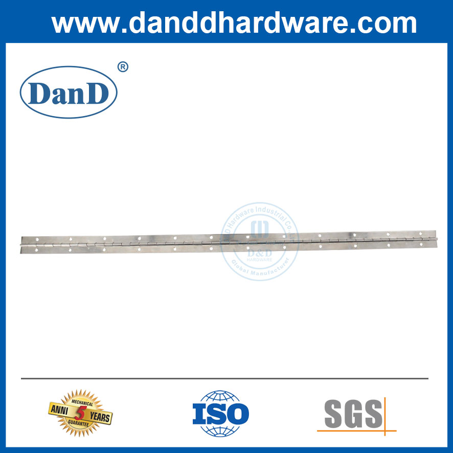 Guangdong 1000mm 2000mm Long Furniture Hardware Stainless Steel Continuous Piano Hinge Machinery