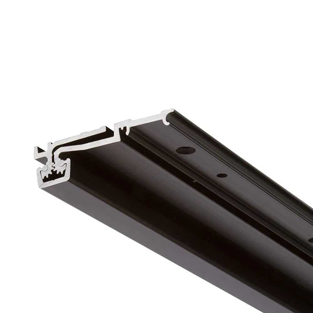 Aluminum Dark Bronze Concealed Aluminum Geared Continuous Hinges