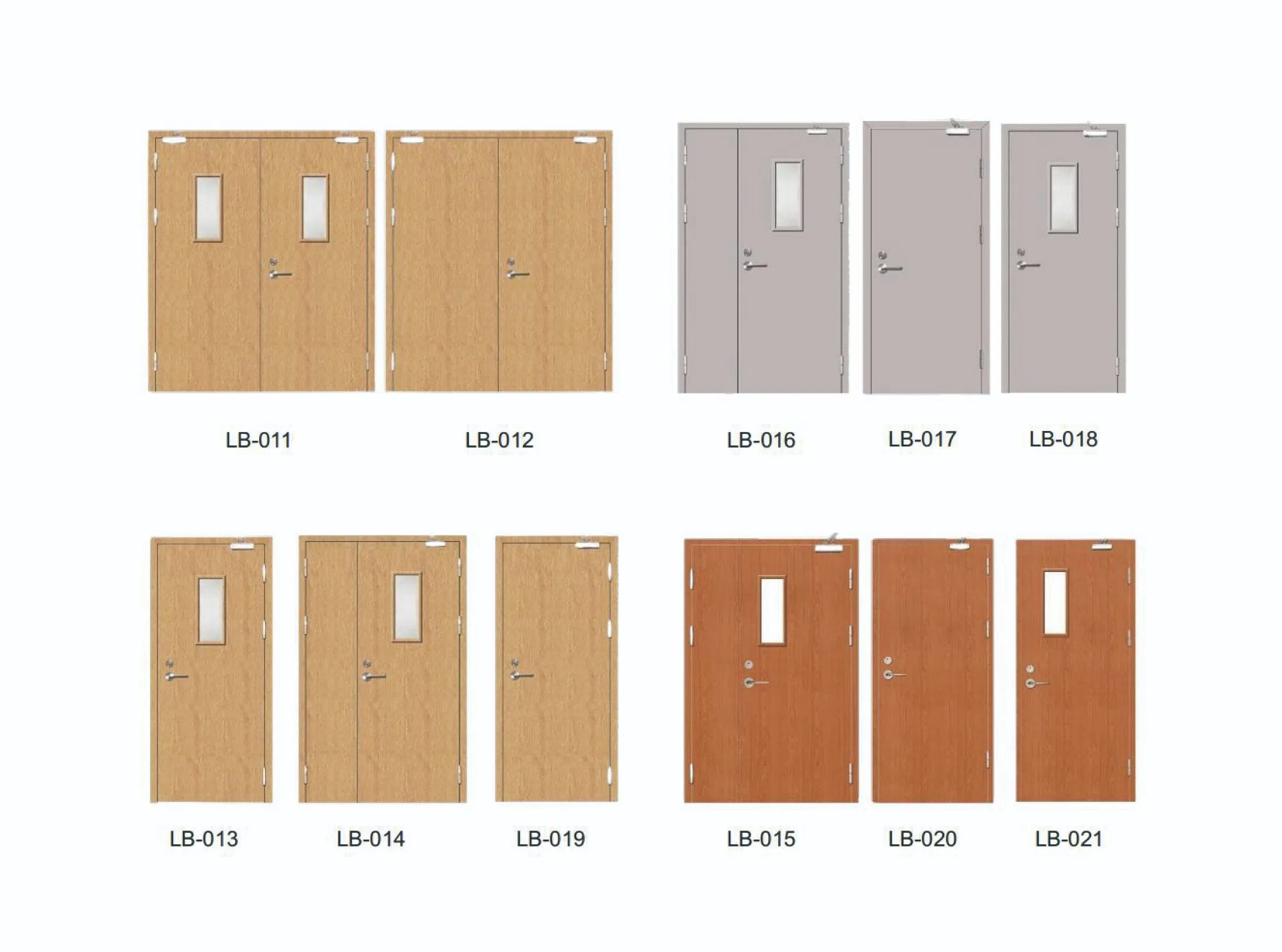 Wholesale Commercial Hotel Internal Wood Fire Rated Door Fire Proof Wooden Door