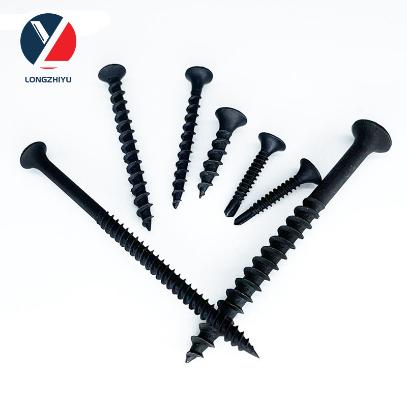 Fasteners Screws Carbon Steel Hardened Bugle Black Phosphating Roofing Drywall Screw
