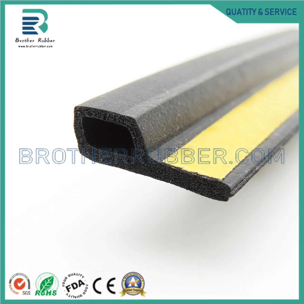 Self-Adhesive Car Window Glass Waterproof Rubber Sealing Strip Door Weather Rubber Strip