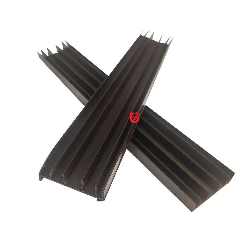 Brown Bottom Sweep Weather-Strip