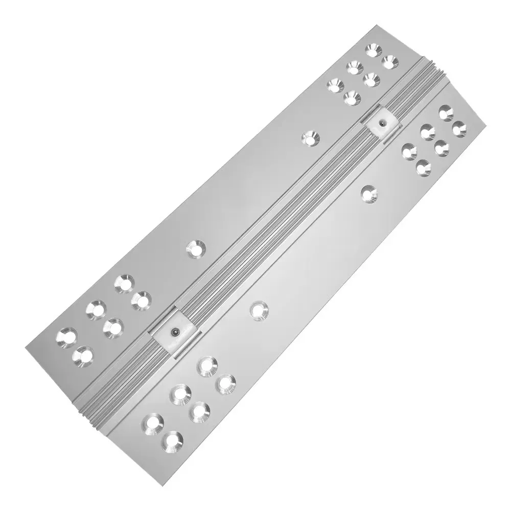 180 Degree Heavy Duty Continuous Geared Aluminum Hinge Concealed Leaf Design for Modern Door Usage