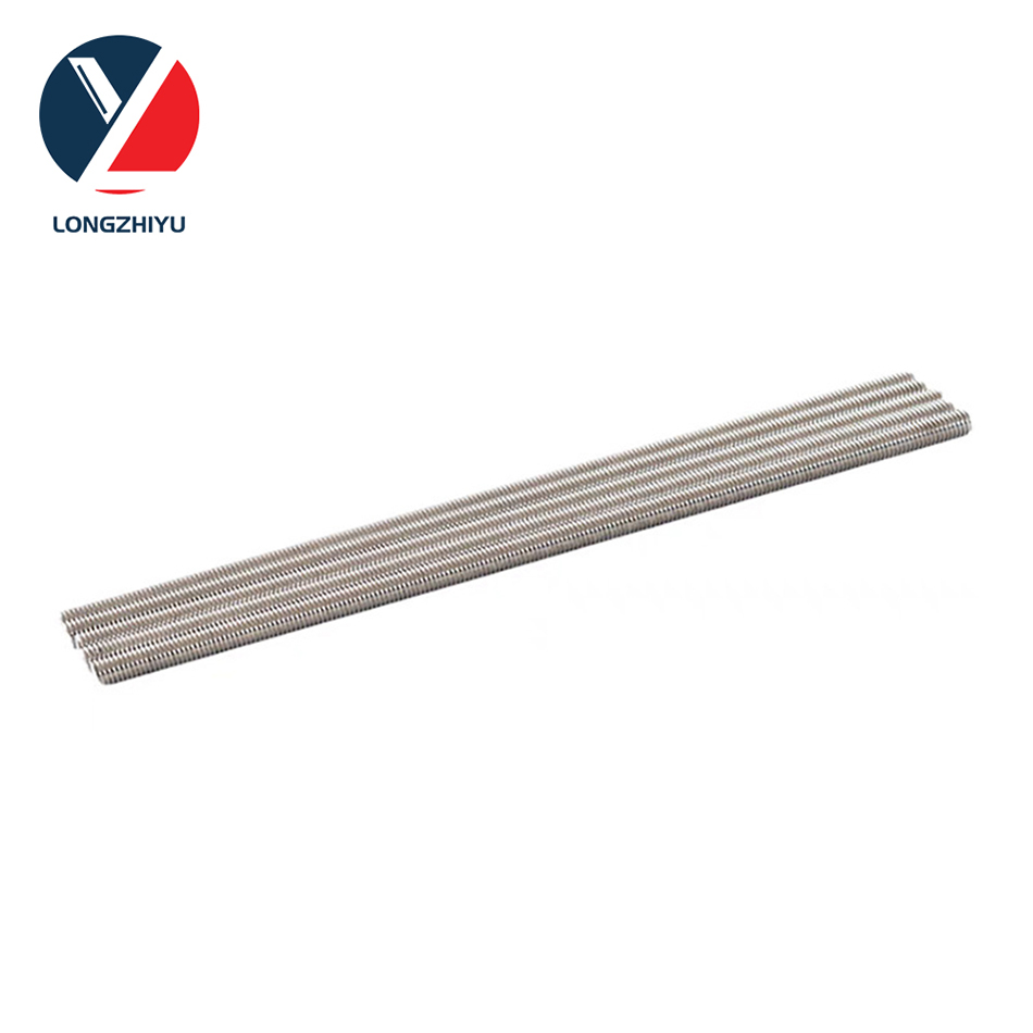 Threaded Rod Black Zinc Plated Carbon Steel Fastener Stud Thread Rod