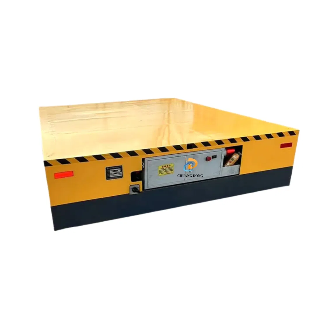 Large Capacity Battery Electric Rail Transfer Carts 1ton 2ton 3ton 5ton Handling Equipment